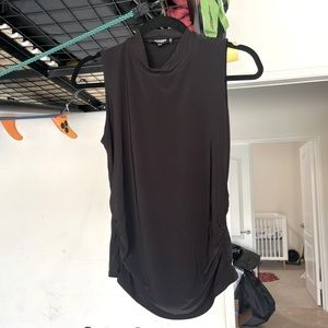 Black going out tank top